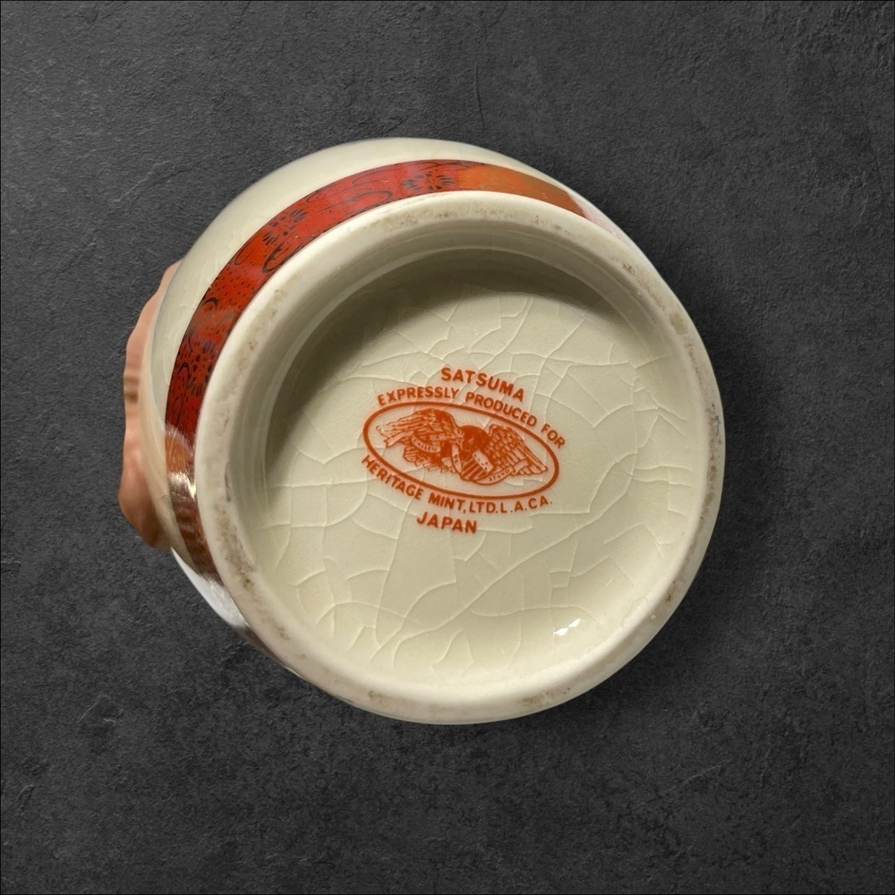 Vintage Japan Satsuma Floral Peacock 10 1/2” Vase Crackle Pattern - Picture 10 of 13